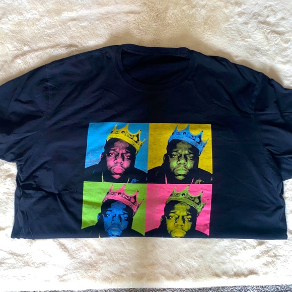 The Notorious BIG | Black Graphic Print Short Sleeve Crew Neck T shirt | Men XXL - Picture 2 of 6